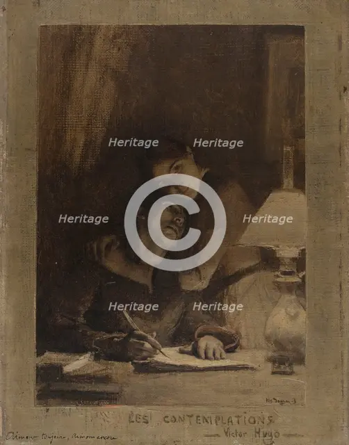 Aimons toujours! Aimons encore!, c. 1886. Creator: Dagnan-Bouveret, Pascal Adolphe Jean (1852-1929).