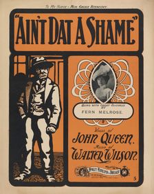 Ain't dat a shame 1901. Creator: Unknown