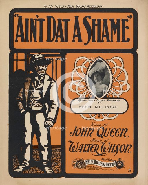 'Ain't dat a shame', 1901. Creator: Unknown.