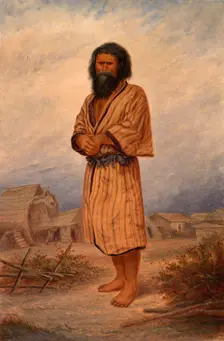 Aino Man, ca. 1893. Creator: Antonio Zeno Shindler
