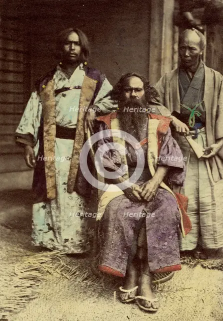Aino sic Chiefs, 1866-1867. Creator: Felice Beato.