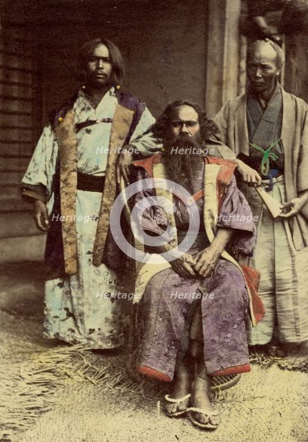 Aino sic Chiefs, 1866-1867. Creator: Felice Beato.