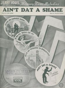 Ain't dat a shame 1939. Creator: Unknown