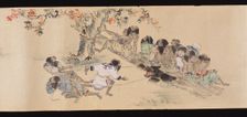 Ainu while bear hunting, 1800-1829. Creator: Chishima (Matsumae), Shunri (active ca 1800-1829)