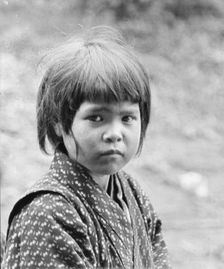 Ainu child, 1908. Creator: Arnold Genthe