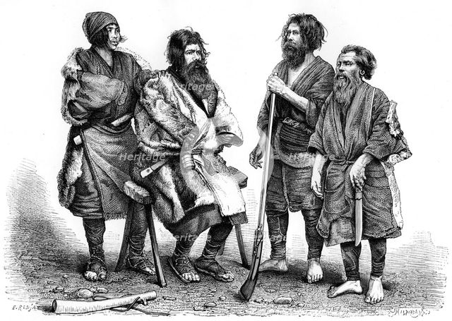 Ainu people, Japan, 1895. Artist: Unknown