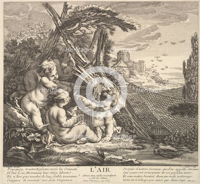 Air, 18th century. Creator: Claude Augustin Duflos le Jeune.