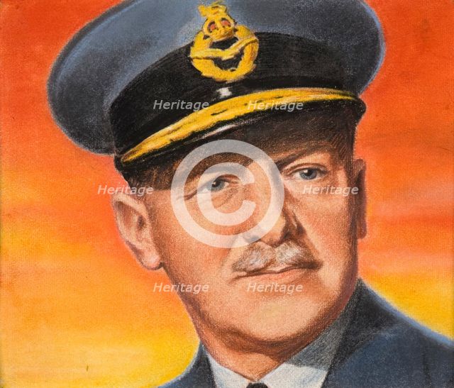 Air Marshal Sir Arthur Harris, c1943. Creators: William Timym, Central Office of Information.