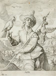 Air, c1588. Creator: Jacques de Gheyn II