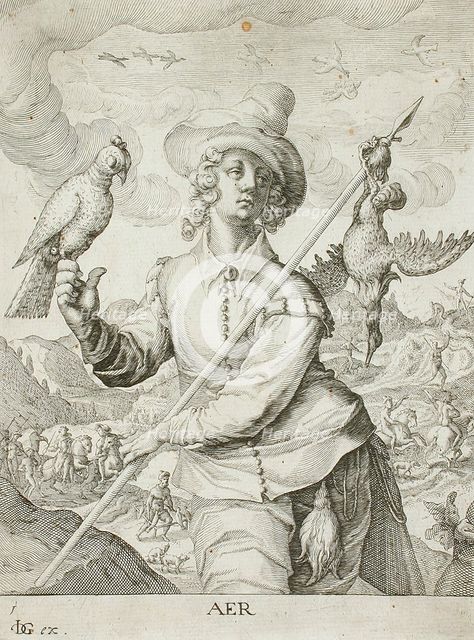 Air, c1588. Creator: Jacques de Gheyn II.