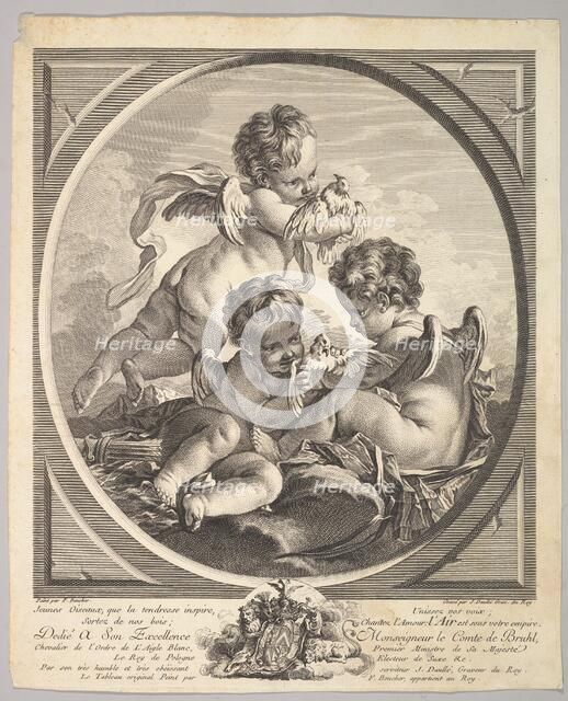 Air, ca. 1748. Creator: Jean Daullé.