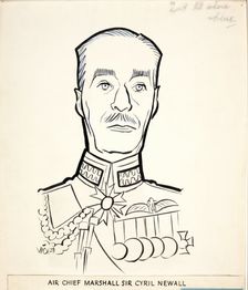 Air Chief Marshal Sir Cyril Newall, 1st Baron Newall, between 1939 and 1946. Creators: Central Office of Information, Victor Weisz