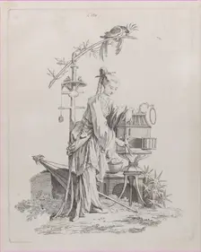 Air, from The Four Elements, 1738-49. Creator: Pierre Alexandre Aveline