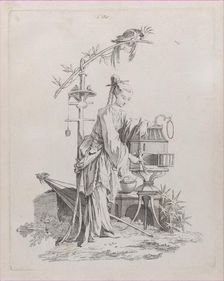 Air, from The Four Elements, 1738-49. Creator: Pierre Alexandre Aveline