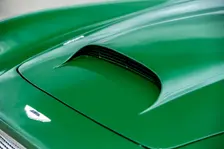Air intake of a 1961 Aston Martin DB4 GT previously owned by Donald Campbell. Creator: Unknown