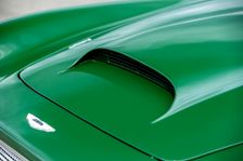 Air intake of a 1961 Aston Martin DB4 GT previously owned by Donald Campbell. Creator: Unknown