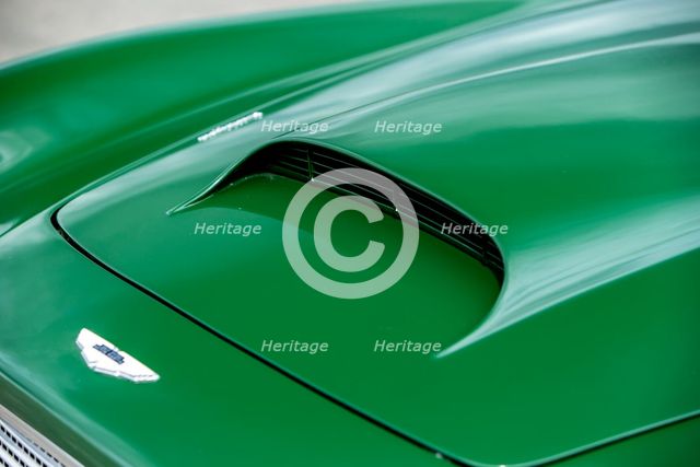 Air intake of a 1961 Aston Martin DB4 GT previously owned by Donald Campbell. Creator: Unknown.