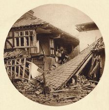 Air raid damage in Croydon, 1915 (1935)