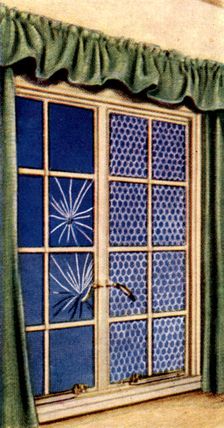 Air Raid Precautions, cigarette card, British, 1938