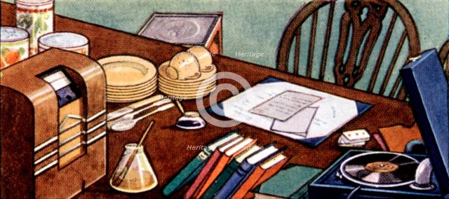 Air Raid Precautions, cigarette card, British, 1938. Artist: Unknown