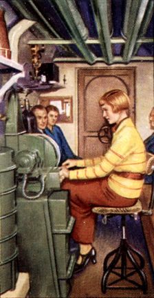 Air Raid Precautions, cigarette card, British, 1938