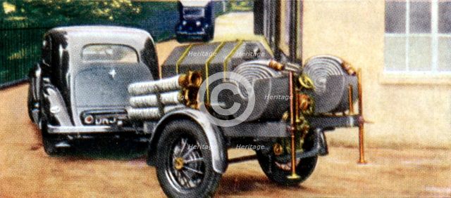 Air Raid Precautions, cigarette card, British, 1938. Artist: Unknown