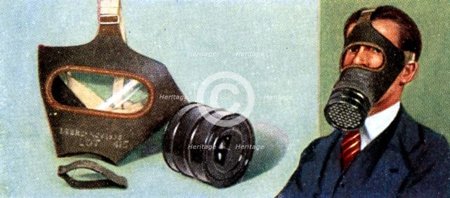 Air Raid Precautions, cigarette card, British, 1938. Artist: Unknown
