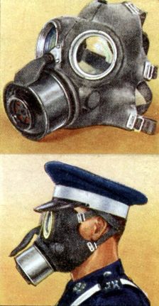 Air Raid Precautions, cigarette card, British, 1938