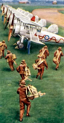 Air Raid Precautions, cigarette card, British, 1938