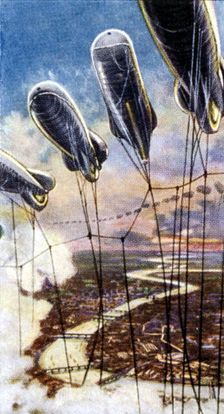 Air Raid Precautions, cigarette card, British, 1938