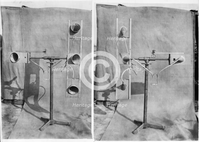 Air raid warning device, World War I, 1918. Artist: Adolph Augustus Boucher.