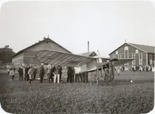 Air show at Svalöv, north of Landskrona, Sweden, 1913. Creator: Unknown