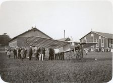 Air show at Svalöv, north of Landskrona, Sweden, 1913. Creator: Unknown