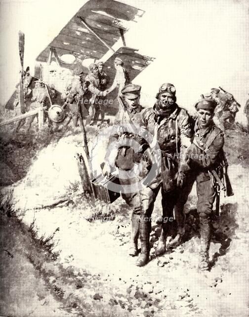 'Air Sickness: Incident with the Royal Flying Corps in France', 1917. Creator: Unknown.