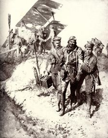 Air Sickness: Incident with the Royal Flying Corps in France 1917. Creator: Unknown