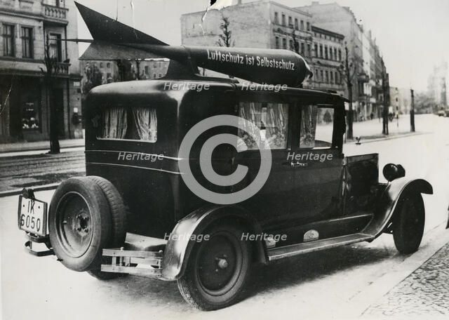 Aircraft bomb in the streets of Wroclaw, Poland, 1944. Artist: Unknown.