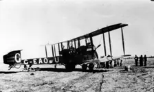 Aircraft in which Sir Ross and Sir Keith Smith flew from England to Australia in 1919. Creator: Unknown