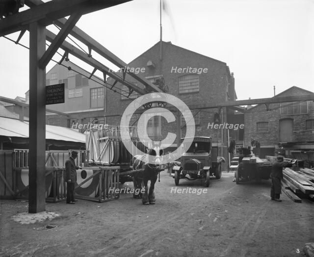 Aircraft manufacturing, Trollope and Colls Ltd, 17-25 Pleasant Street, Liverpool, December 1918. Artist: H Bedford Lemere.