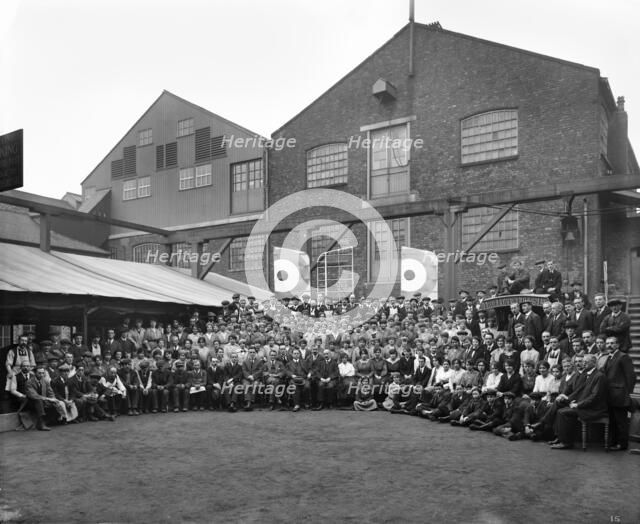 Aircraft manufacturing, Trollope and Colls Ltd, 17-25 Pleasant Street, Liverpool, December 1918. Artist: H Bedford Lemere.