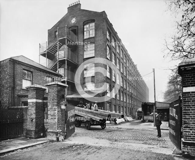 Aircraft manufacturing, Waring and Gillow factory, Hammersmith, London, November, 1916. Artist: H Bedford Lemere.