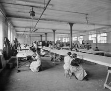 Aircraft manufacturing, Waring and Gillow factory, Lancaster, Lancashire, January 1917. Artist: H Bedford Lemere