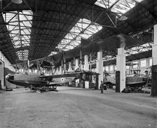 Aircraft manufacturing, Dick, Kerr & Company, Strand Road, Preston, Lancashire, January 1918. Artist: H Bedford Lemere