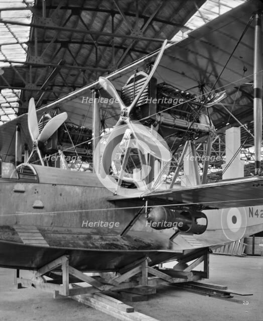 Aircraft manufacturing, Dick, Kerr & Company, Strand Road, Preston, Lancashire, January 1918. Artist: H Bedford Lemere.