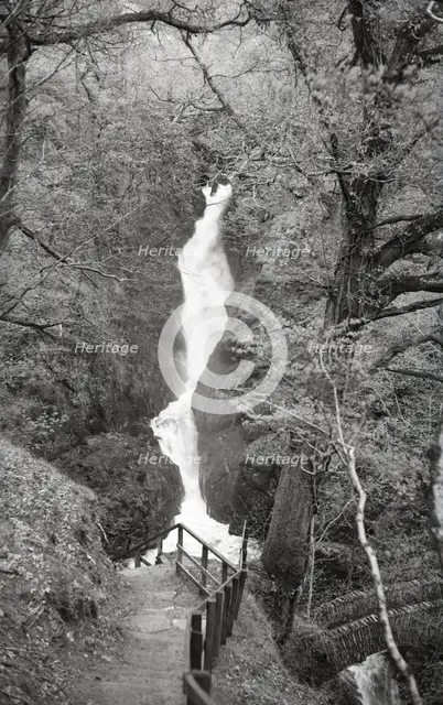 Aira Force Waterfall, Ullswater, Lake District, c1955. Creator: Arthur Charles Kirby Ware.