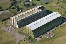 Airship hangars, RAF Cardington, Bedfordshire, c2010s(?). Artist: Damian Grady