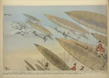 Airship hunting, c.1921. Creator: Guillaume, Albert (1873-1942)
