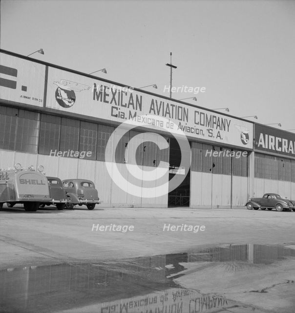 Airport, Glendale, California, 1937. Creator: Dorothea Lange.