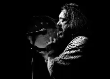 Airto Moreira, Brazilian jazz drummer and percussionist, Ronnie Scott's, London, 1995. Artist: Brian O'Connor