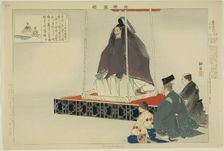 Aisomegawa, from the series "Pictures of No Performances (Nogaku Zue)", 1898. Creator: Kogyo Tsukioka