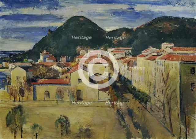 Ajaccio, 1926. Creator: Anton Faistauer.